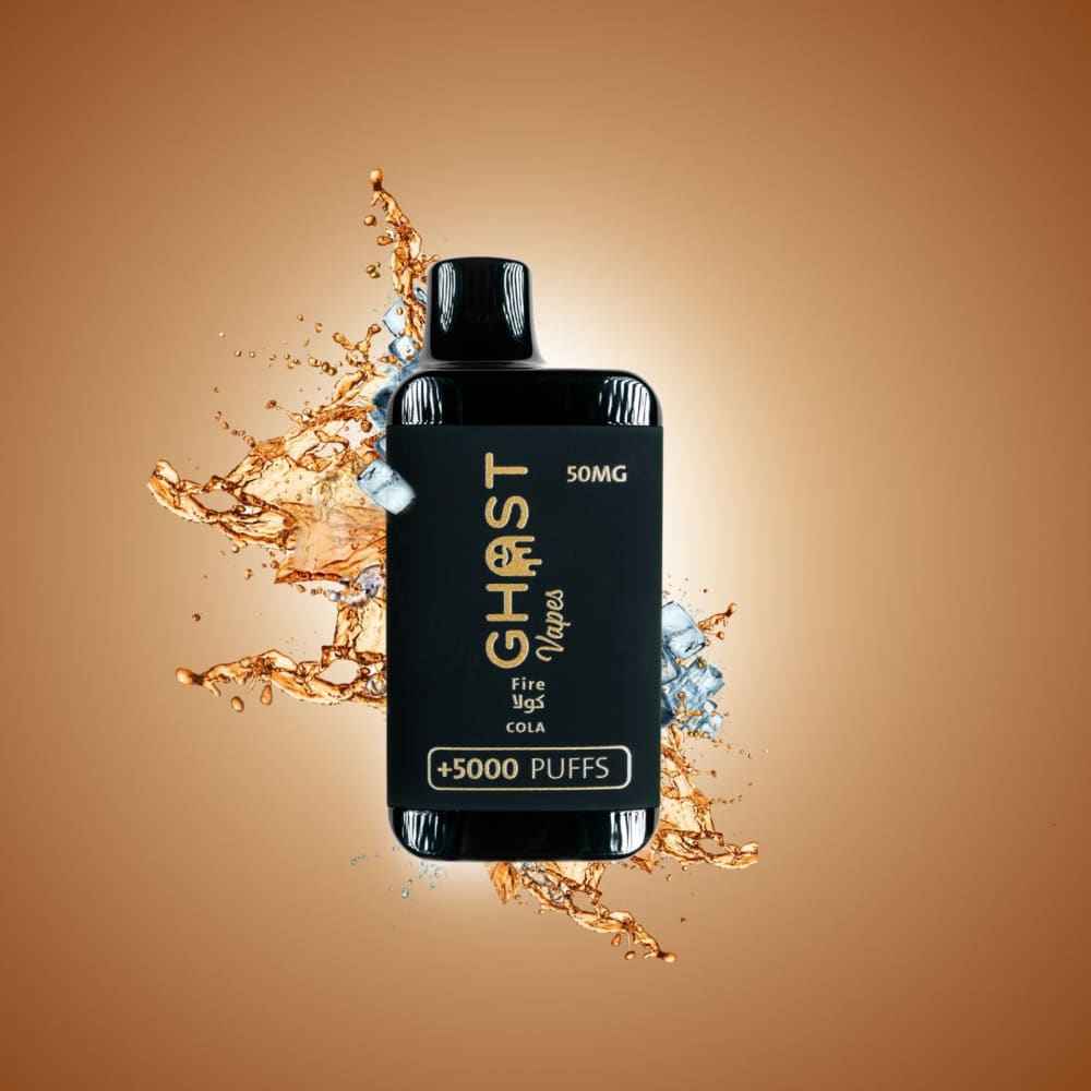ghost vape سحبة سيجارة قوست فيب 5000 شفطة 30 نيكوتين عدة
