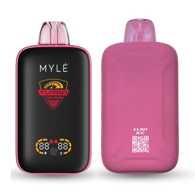 MYLE سحبة سيجارة مايلي تيربو 20000 شفطة 50 نيكوتين عدة