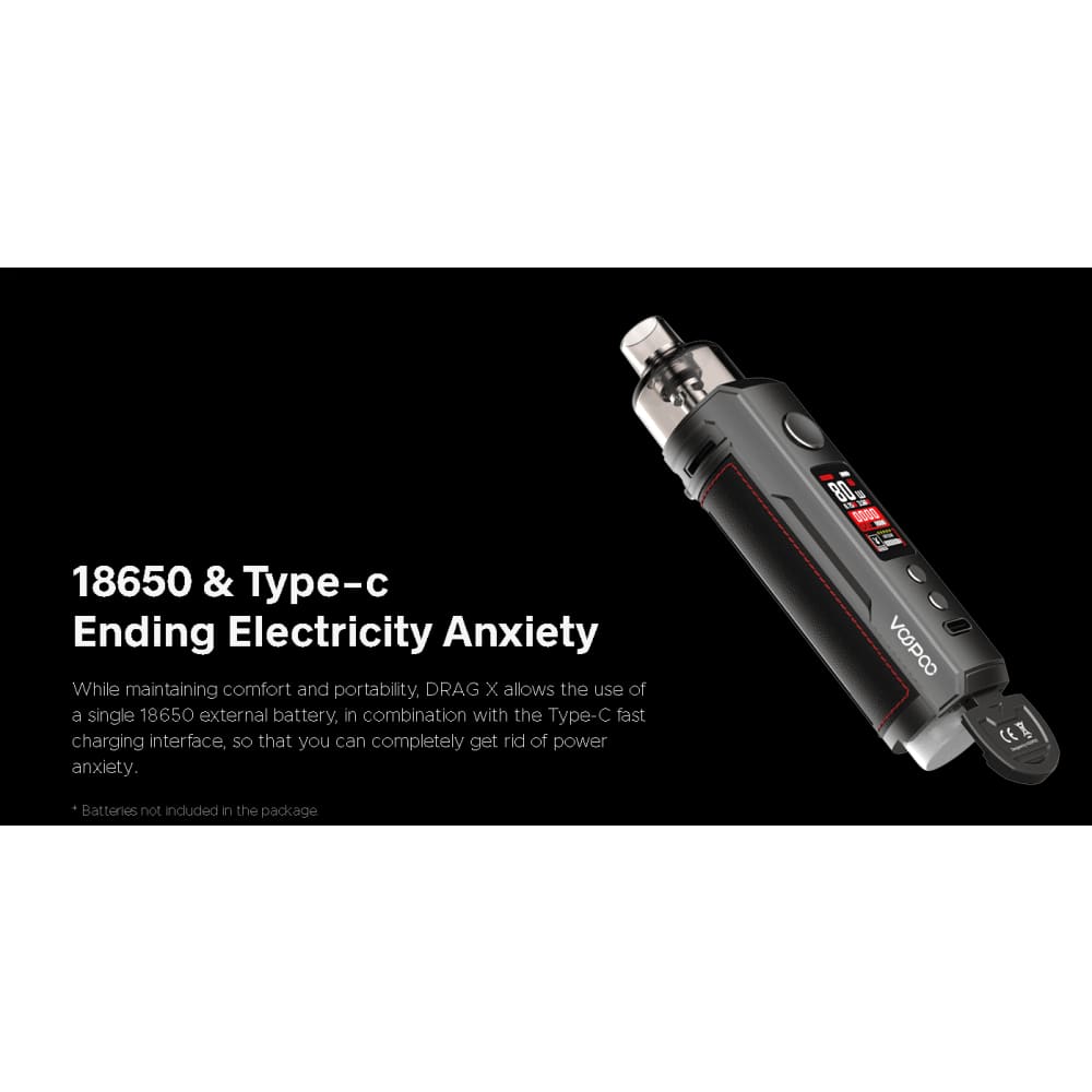 جهاز شيشة دراق اكس 80 واط من فوبو DRAG X VOOPOO