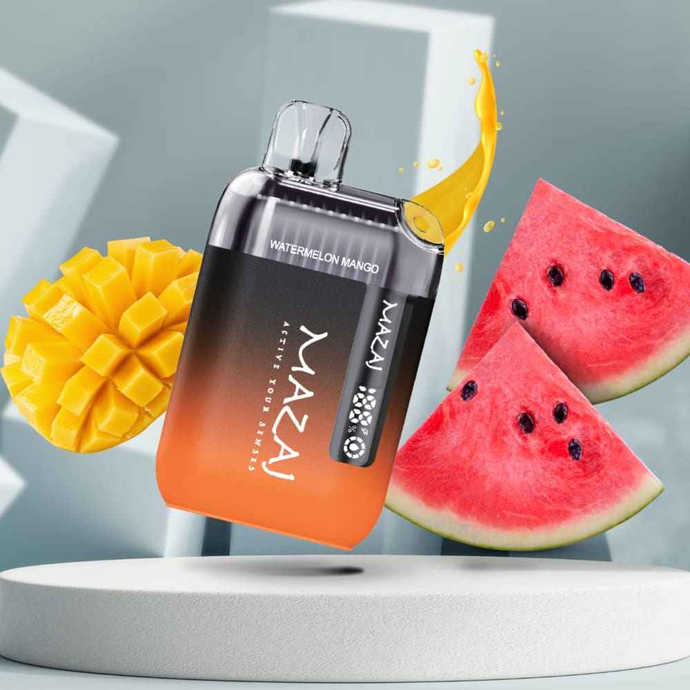 جهاز سحبة سيجارة مزاج انفينتي 9000 شفطة 50 نيكوتين عدة