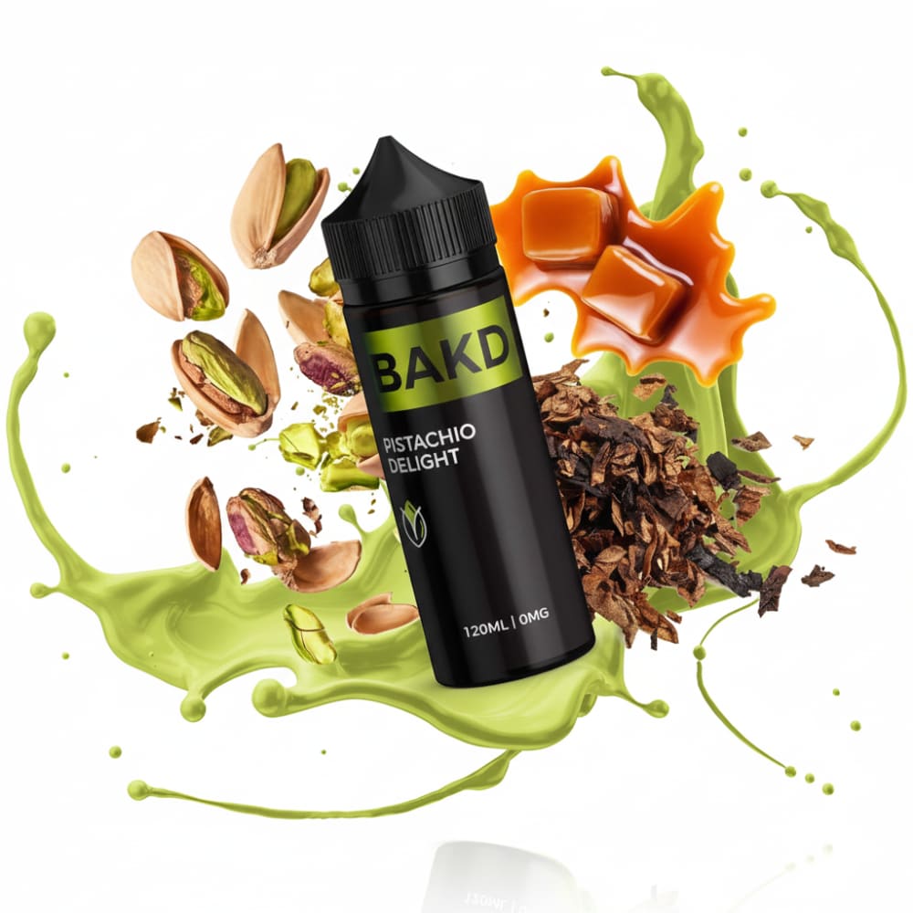 نكهة فيب 120 مل بستاشيو من بيكد BAKD - نيكوتين 3