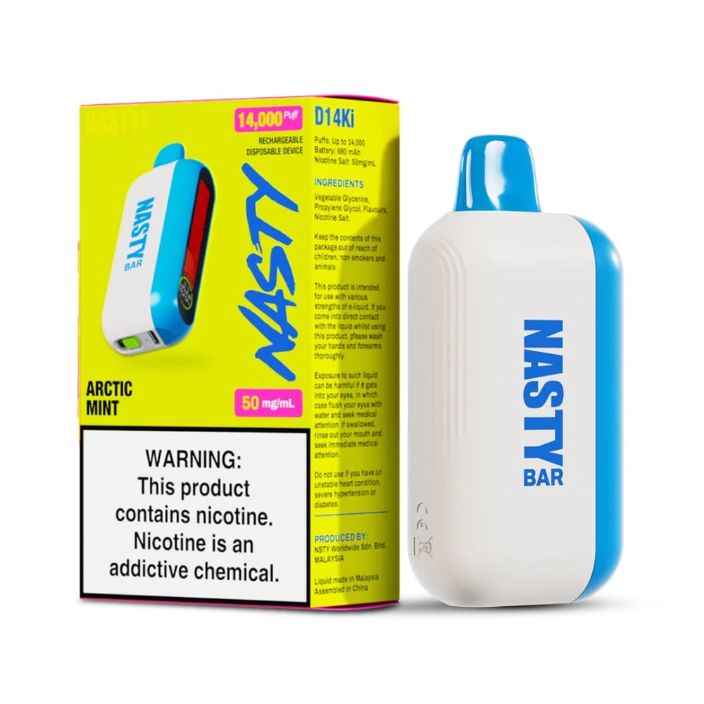 NASTY سحبة سيجارة ناستي بار 14000 شفطة 50 نيكوتين استخدام