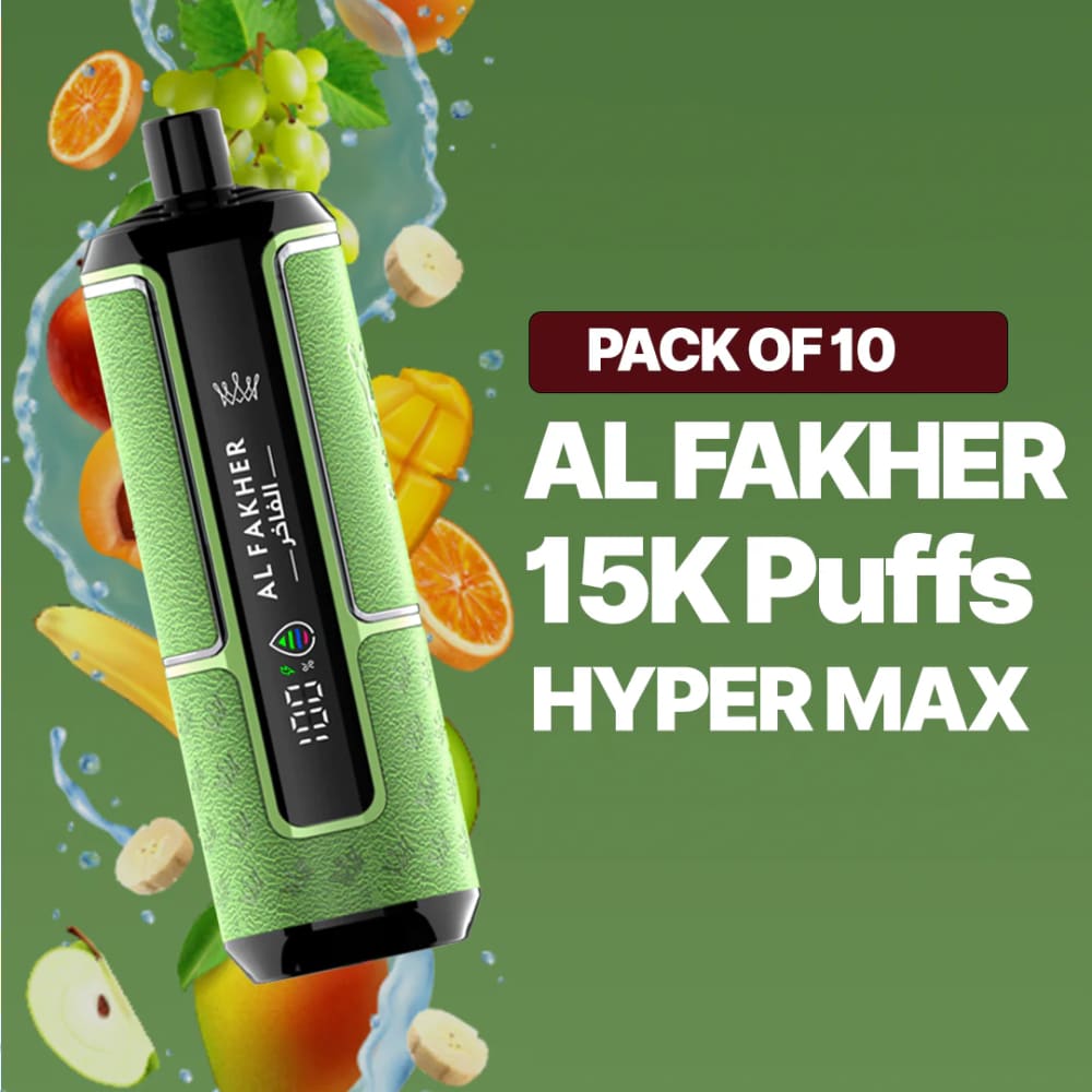 جهاز فيب شيشة كراون بار هايبر ماكس 6 نيكوتين - ادجست 5