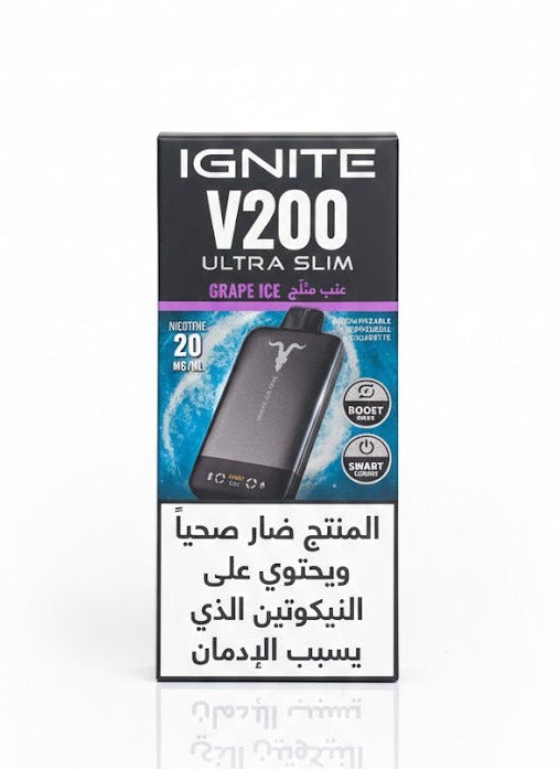 IGNITE سحبة سيجارة اجنايت 20000 شفطة 20 نيكوتين عدة نكهات استخدام مره واحده