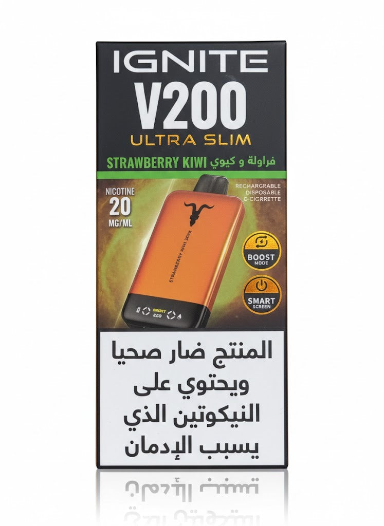 IGNITE سحبة سيجارة اجنايت 20000 شفطة 20 نيكوتين عدة نكهات استخدام مره واحده