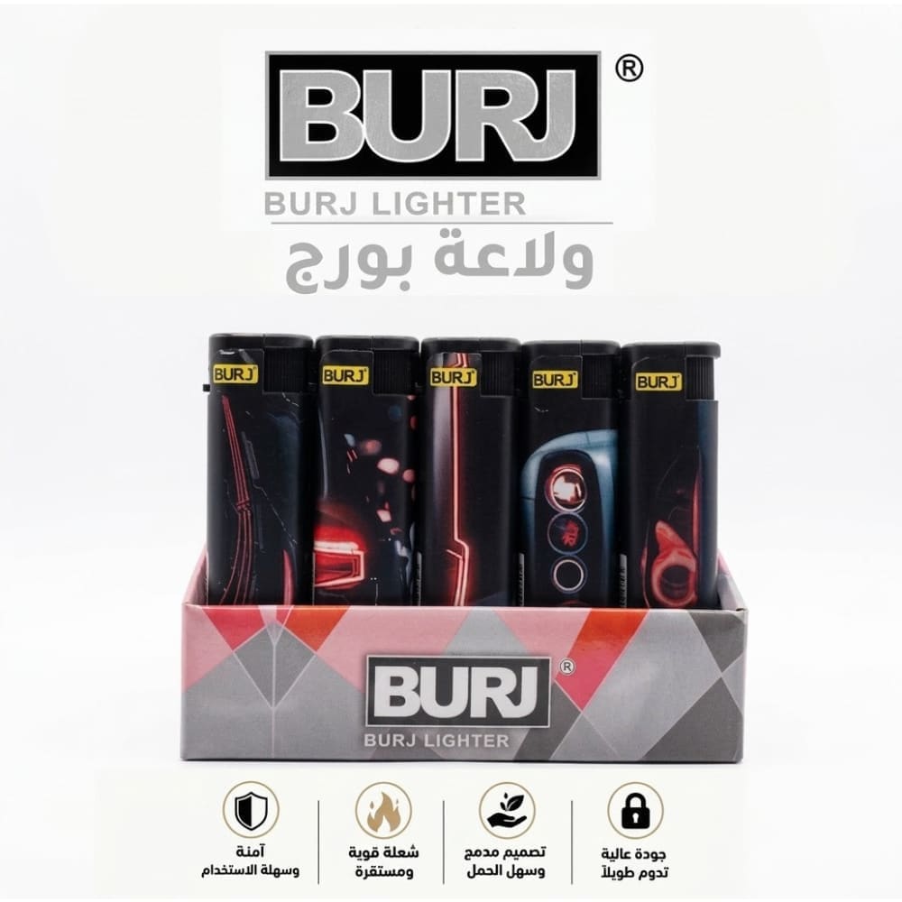 ولاعات تورش برج عدة الوان BURJ Torch LIGHTER