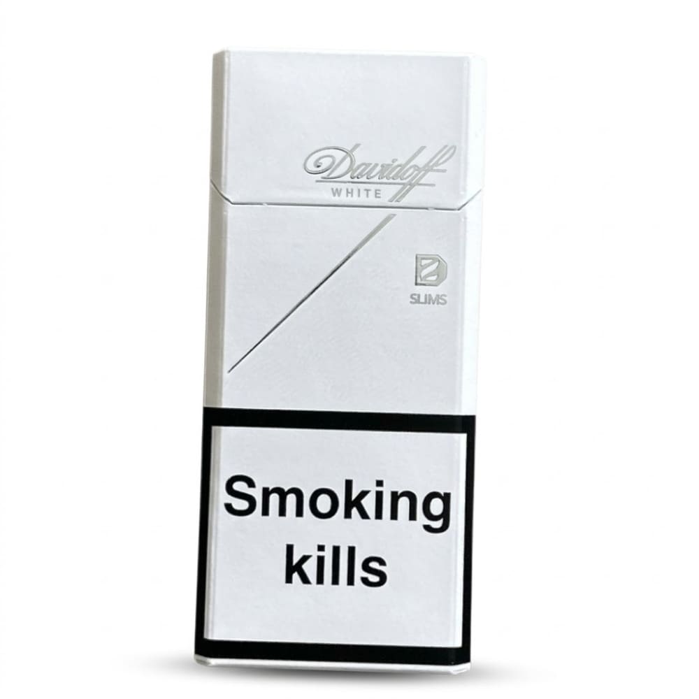 دخان دافيدوف ابيض سوبر سليم مستورد Davidoff White Super