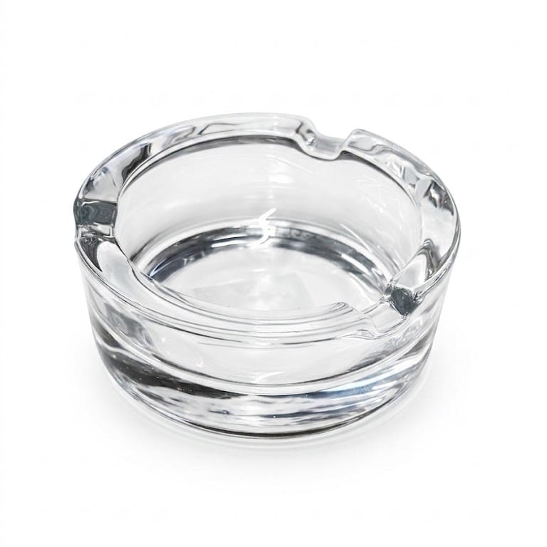 طفاية زجاج سميك عدة الوان GLASS ASHTRAY - شفاف