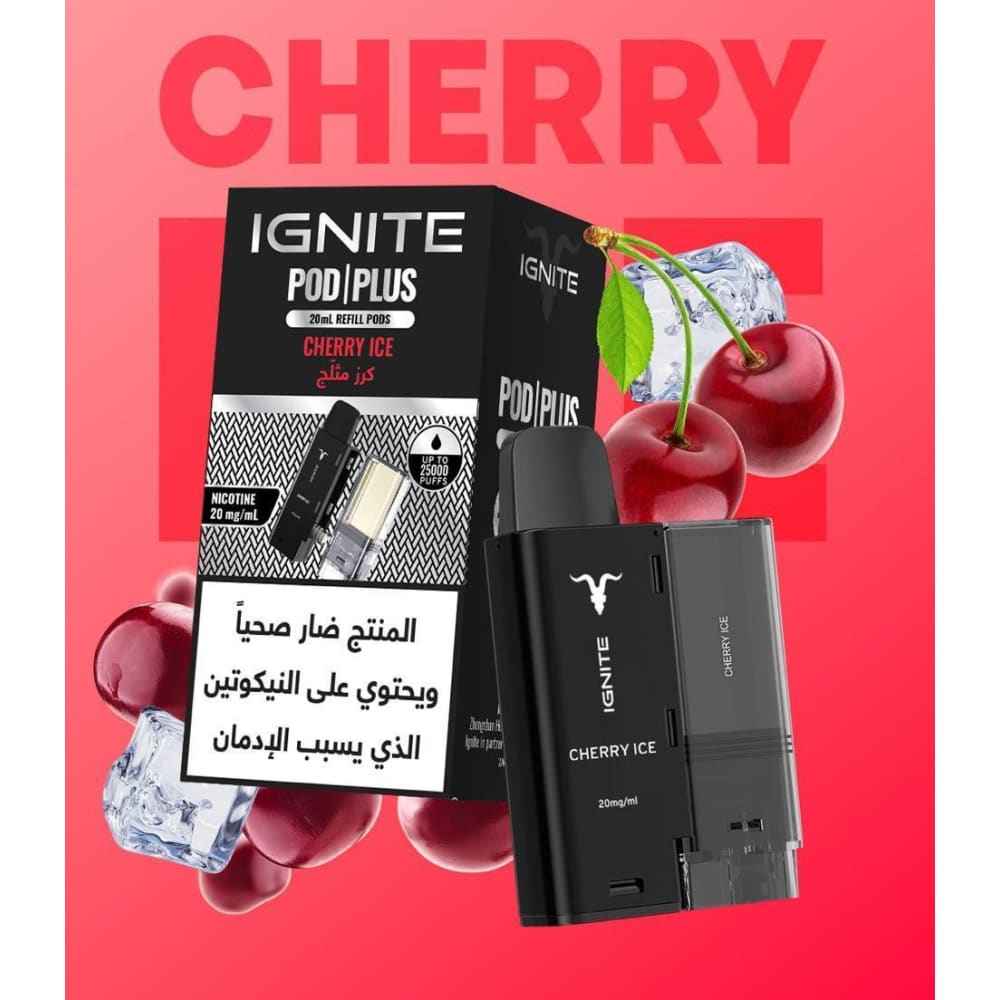 جهاز استخدام سحبة سيجارة اجنايت مع بودات 20 نيكوتين 25000