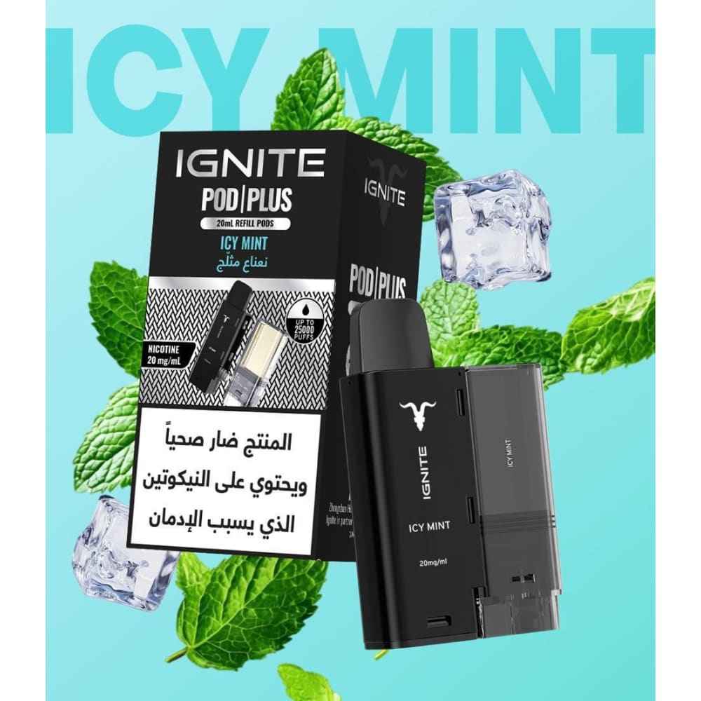 جهاز استخدام سحبة سيجارة اجنايت مع بودات 20 نيكوتين 25000