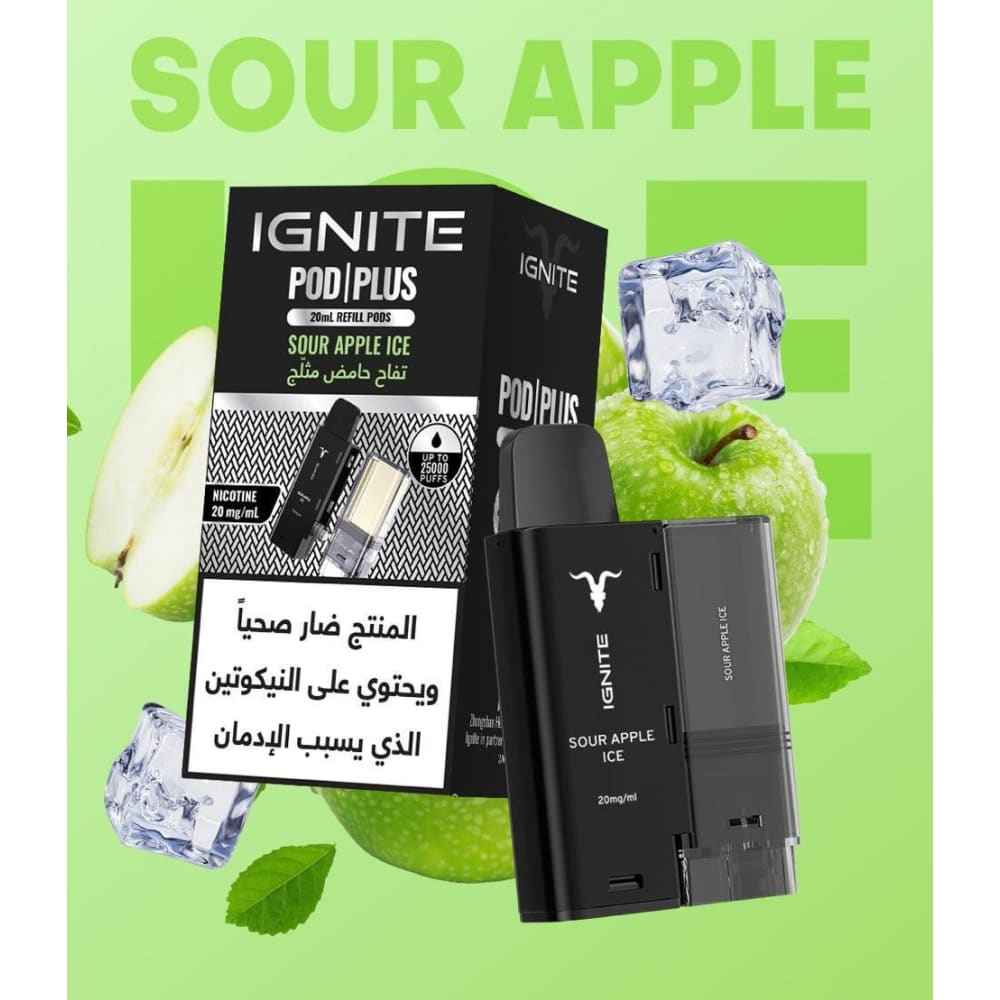 جهاز استخدام سحبة سيجارة اجنايت مع بودات 20 نيكوتين 25000