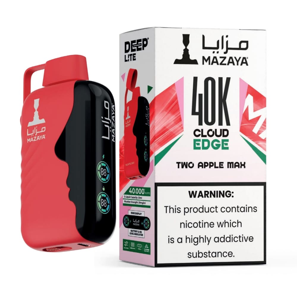 MAZAYA جهاز سحبة سيجارة مزايا 40000 شفطة 50 نيكوتين عدة