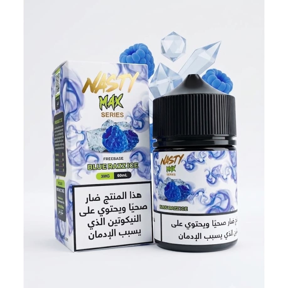 NASTY MAX نكهة فيب بلو راز ايس من ناستي ماكس - نيكوتين 3