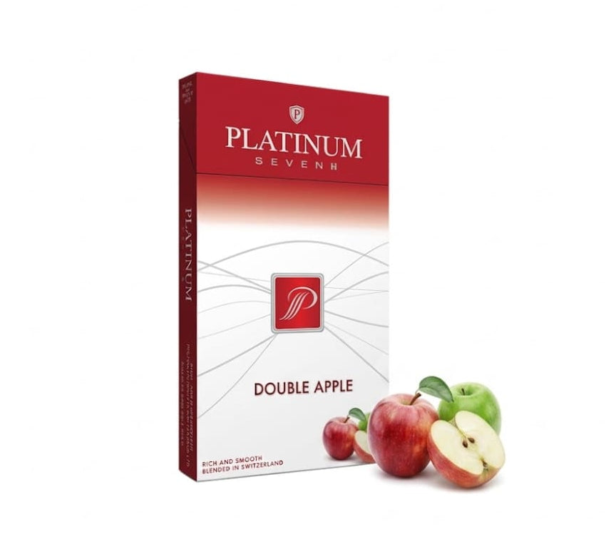 دخان بلاتينيوم سيفين نكهة تفاحتين Platinum Seven Double