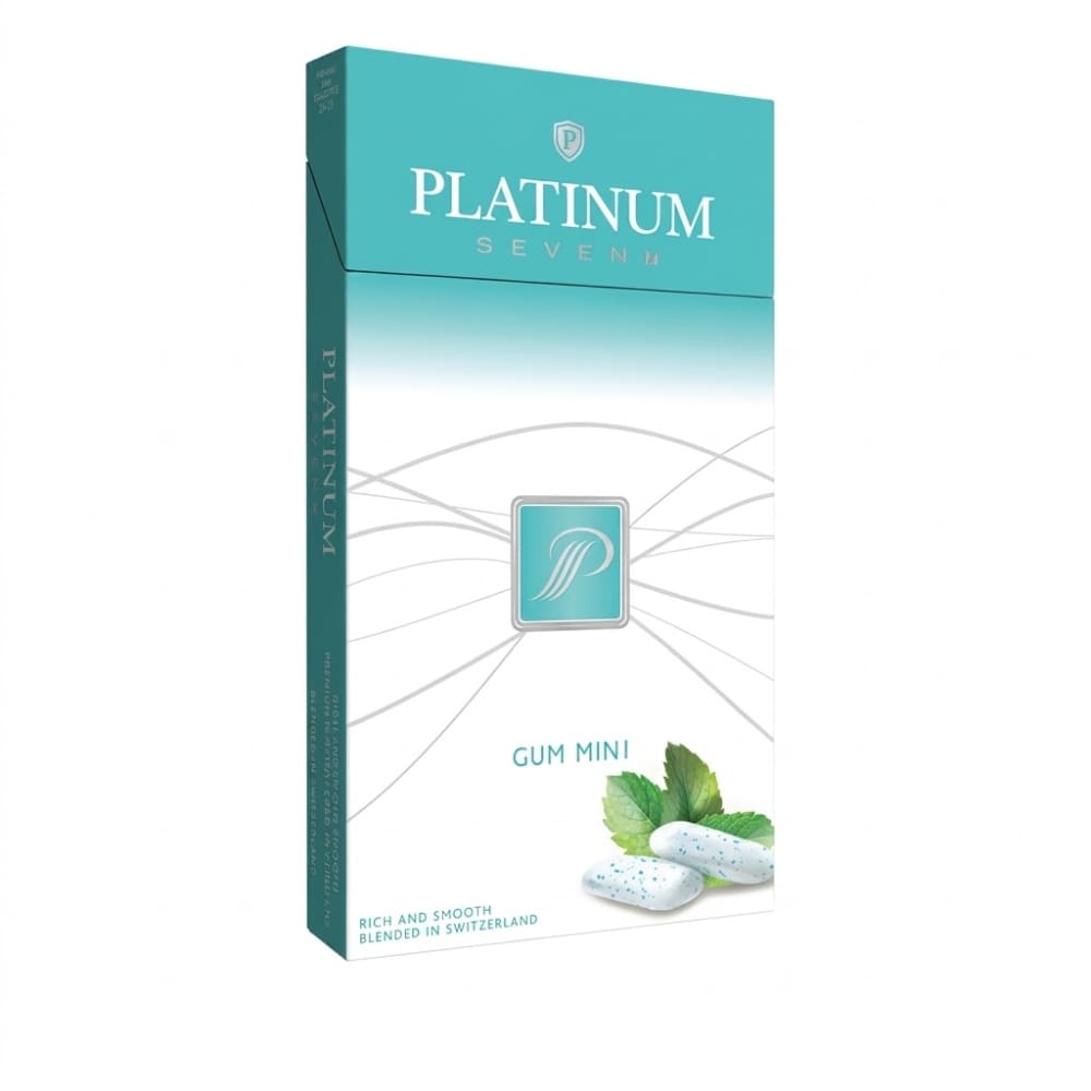 دخان بلاتينيوم سيفين نكهة علكة نعناع Platinum Seven Gum Mint