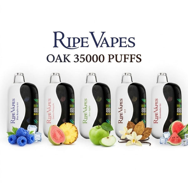 VCT Ripe Vapes Oak سحبة سيجارة عدة نكهات رايب فيب 35000
