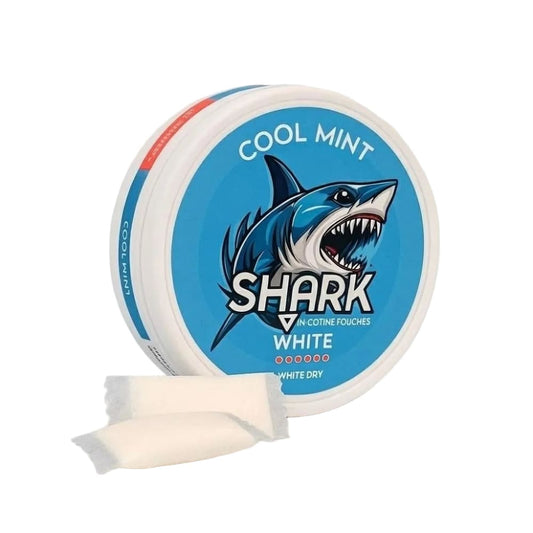 اظرف نيكوتين نكهة نعناع بارد من شارك SHARK Cool Mint White