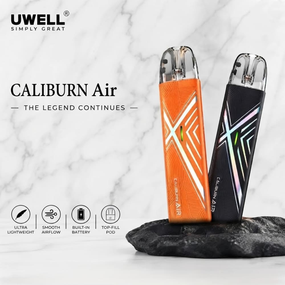 CALIBURN AIR جهاز سحبة وشيشة كاليبرن اير من يو ويل