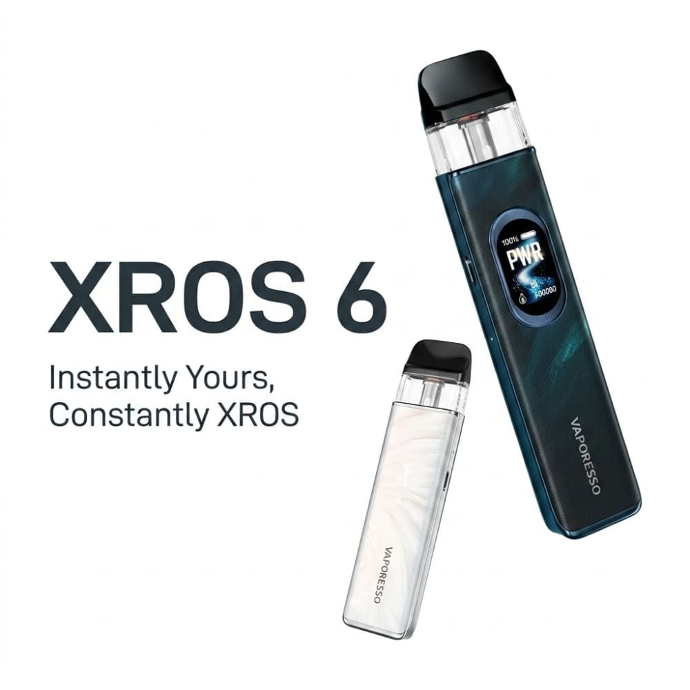 Vaporesso Xros 6 جهاز سحبة و شيشة اكس روز 6 من فيبريسو