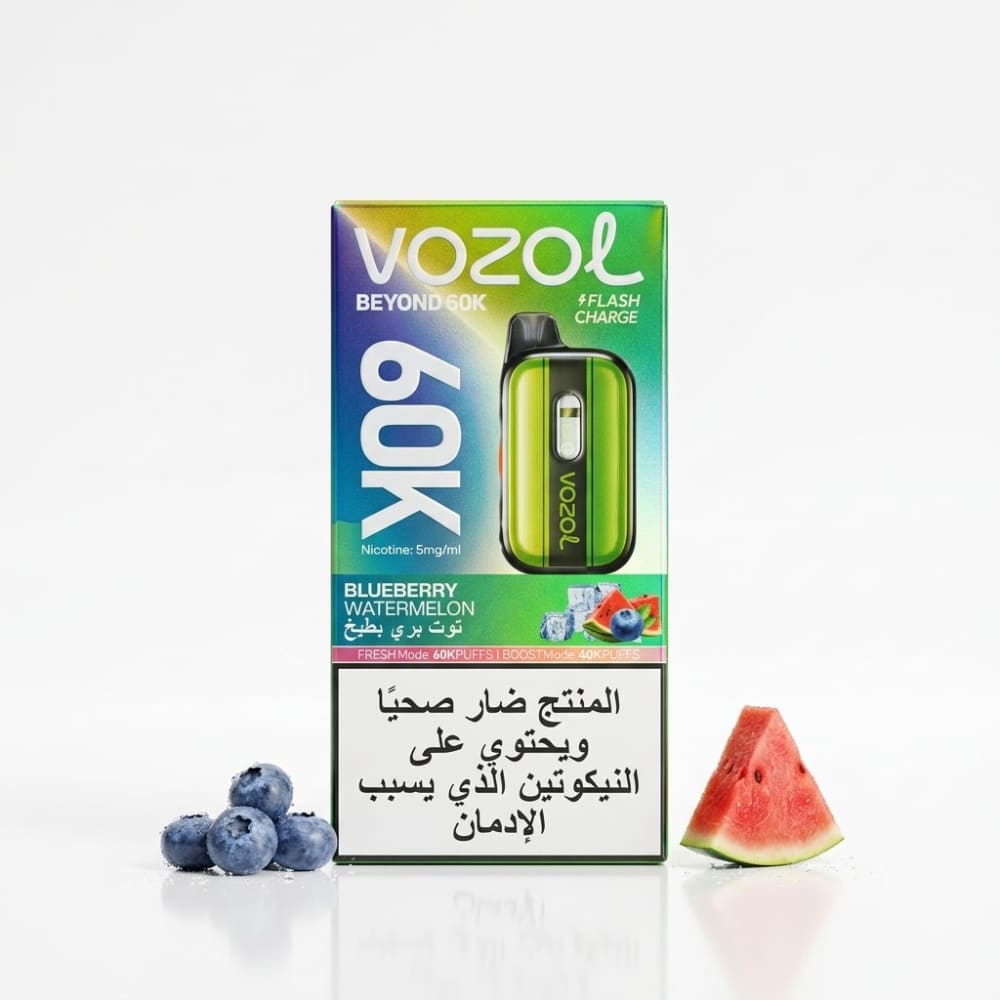 VOZOL BEYOND سحبة سيجارة فوزول بيوند 60000 شفطة عدة نكهات