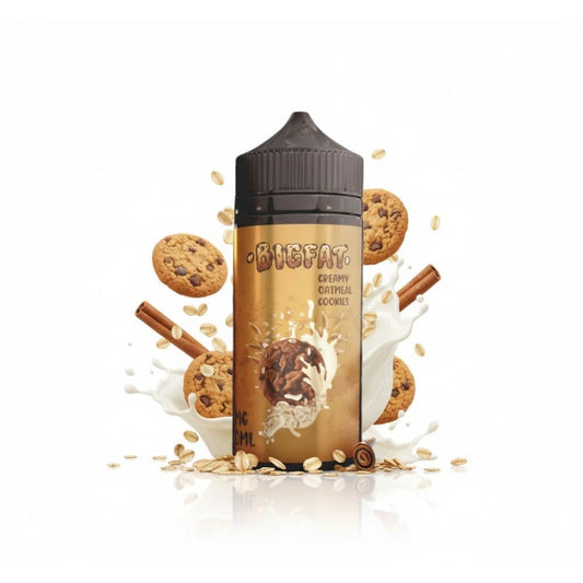 نكهة فيب 100 مل كوكيز شوفان كريمي من بيق فات BIGFAT