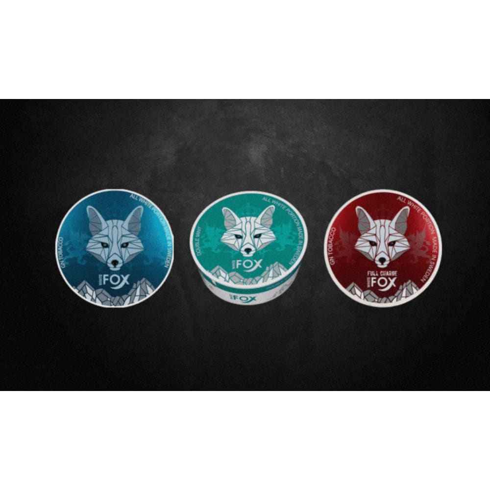 اظرف نيكوتين وايت فوكس عدة نكهات FOX