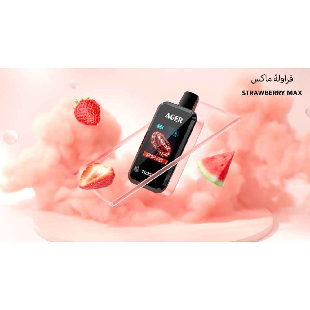 AGER سحبة سيجارة اجير 20000 شفطة 20 نيكوتين عدة نكهات