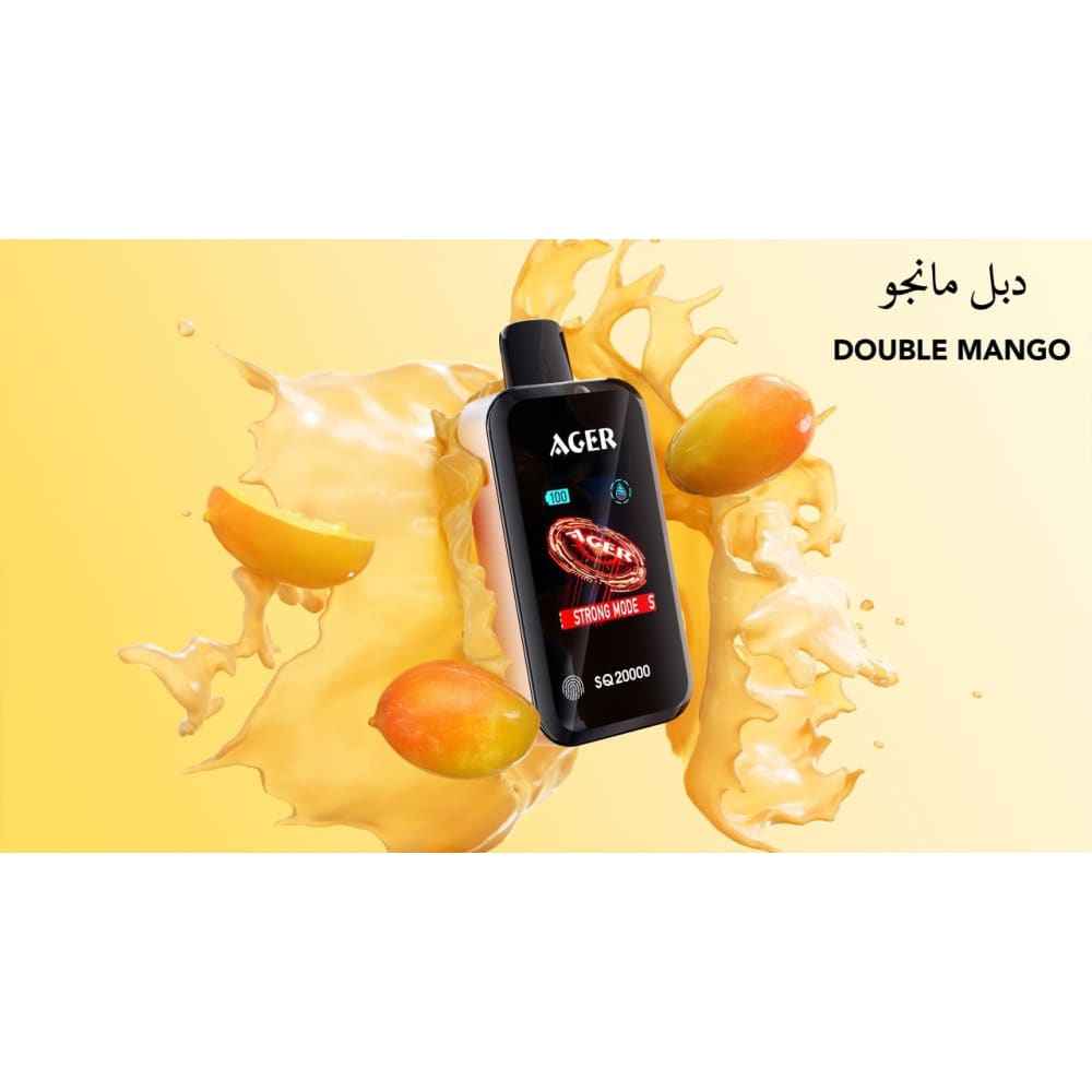 AGER سحبة سيجارة اجير 20000 شفطة 50 نيكوتين عدة نكهات