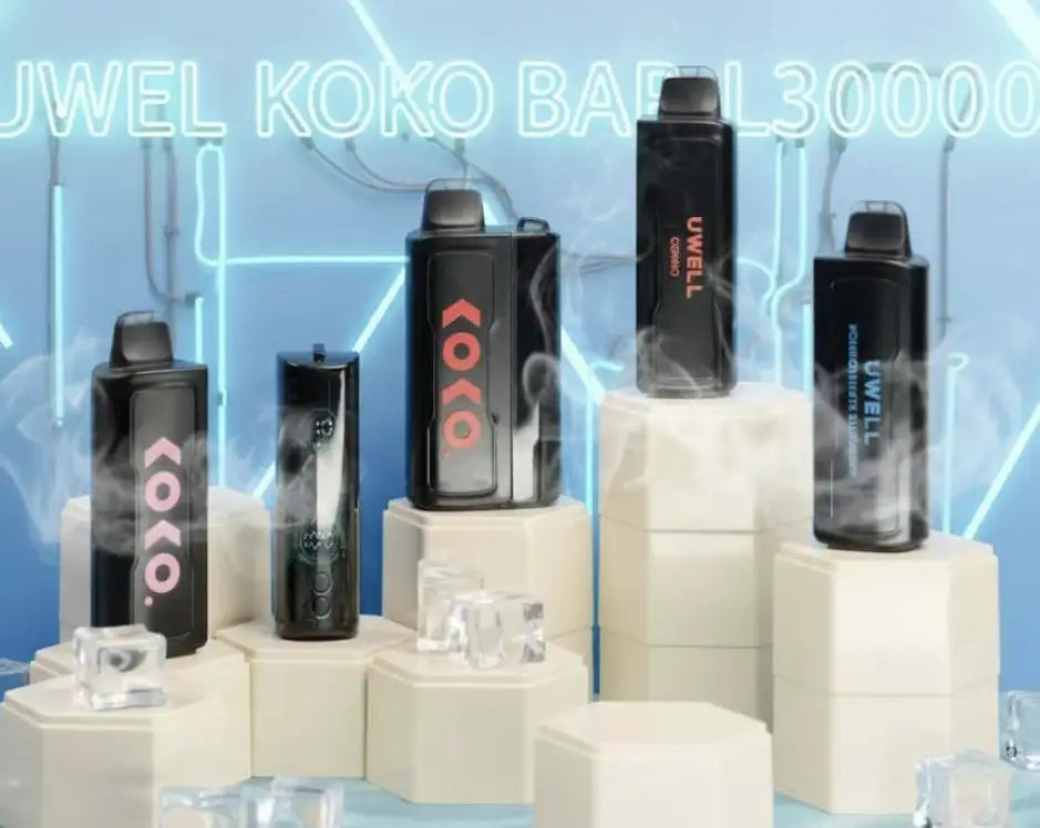 أقلام فيب بابل 3000 كوكو أوويل بلاك مع تصميم أنيق حديث ولمسات علامة حمراء.