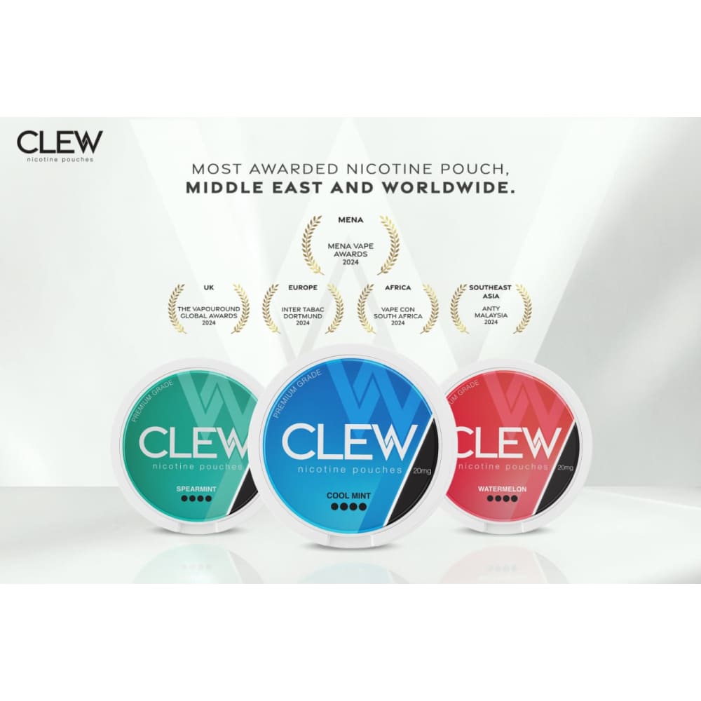 اظرف نيكوتين كلو عدة نكهات CLEW