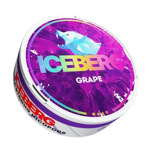 اظرف نيكوتين ايس بيرق عدة نكهات ICEBERG - عنب 35 نيكوتين