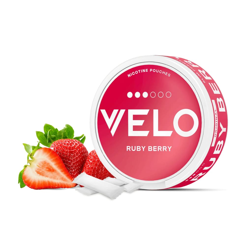 اظرف نيكوتين فيلو عدة نكهات VELO توت احمر 10 نيكوتين