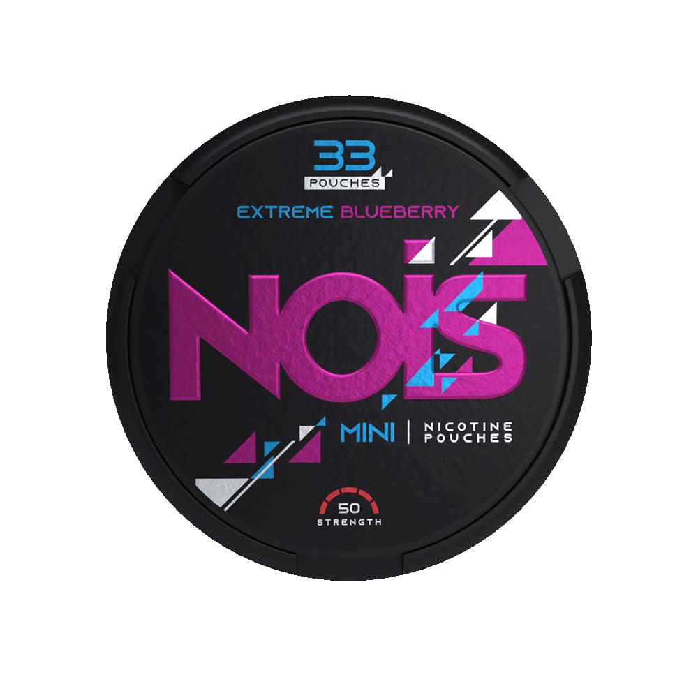 اظرف نيكوتين نويس عدة نكهات NOIS - توت ازرق نيكوتين 50 ميني