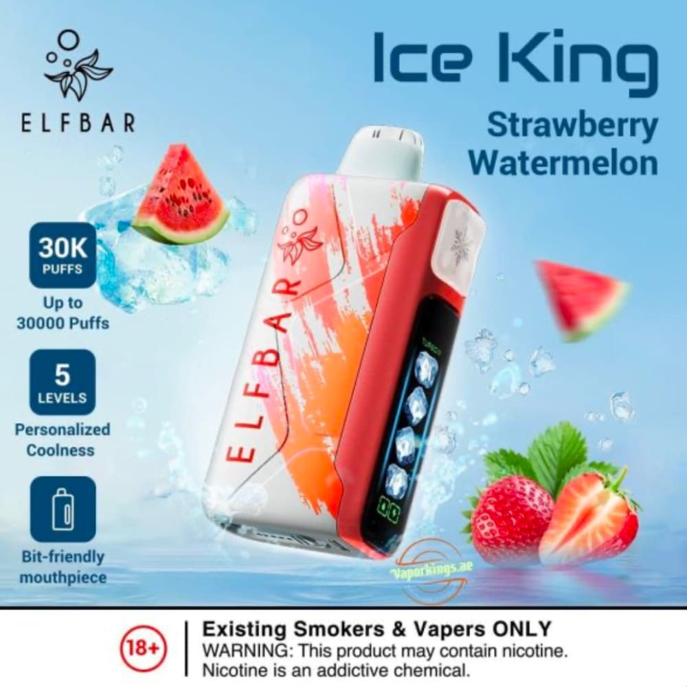 ELFBAR ICE KING سحبة سيجارة الفبار ايس كينق 30000 شفطة 50