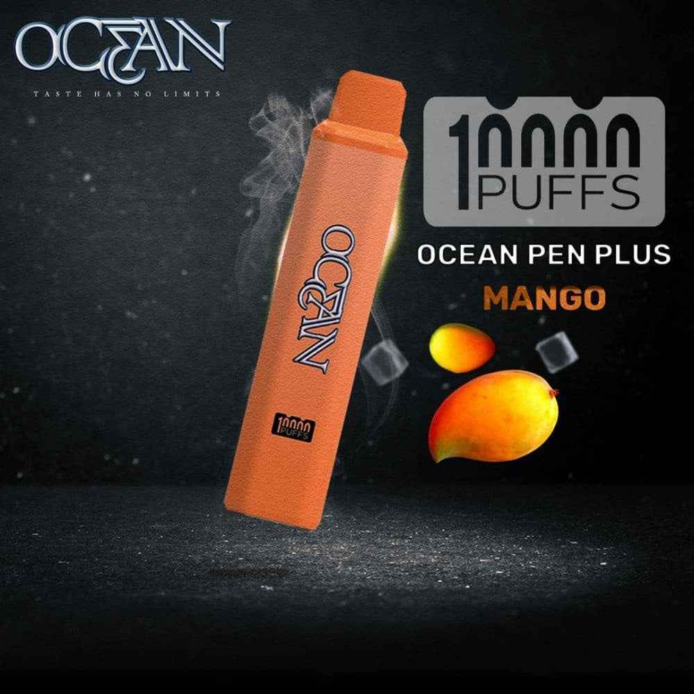 OCEAN سحبة سيجارة اوشن 10000 شفطة 20 نيكوتين عدة نكهات