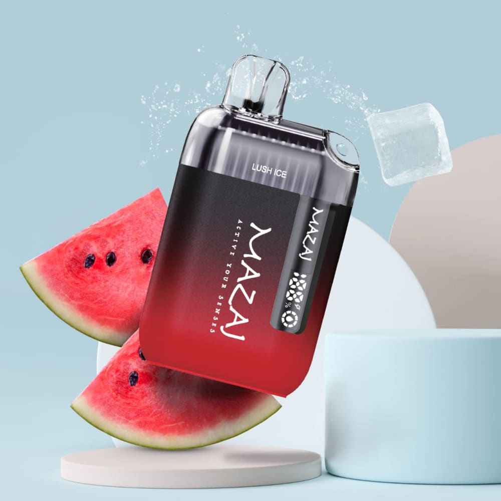 جهاز سحبة سيجارة مزاج انفينتي 9000 شفطة 50 نيكوتين عدة