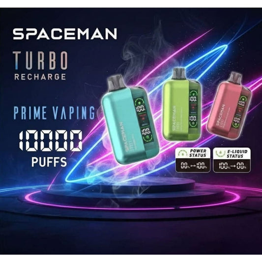 سحبة سبيس مان تيربو 10000 شفطة 20 نيكوتين استخدام مره واحده