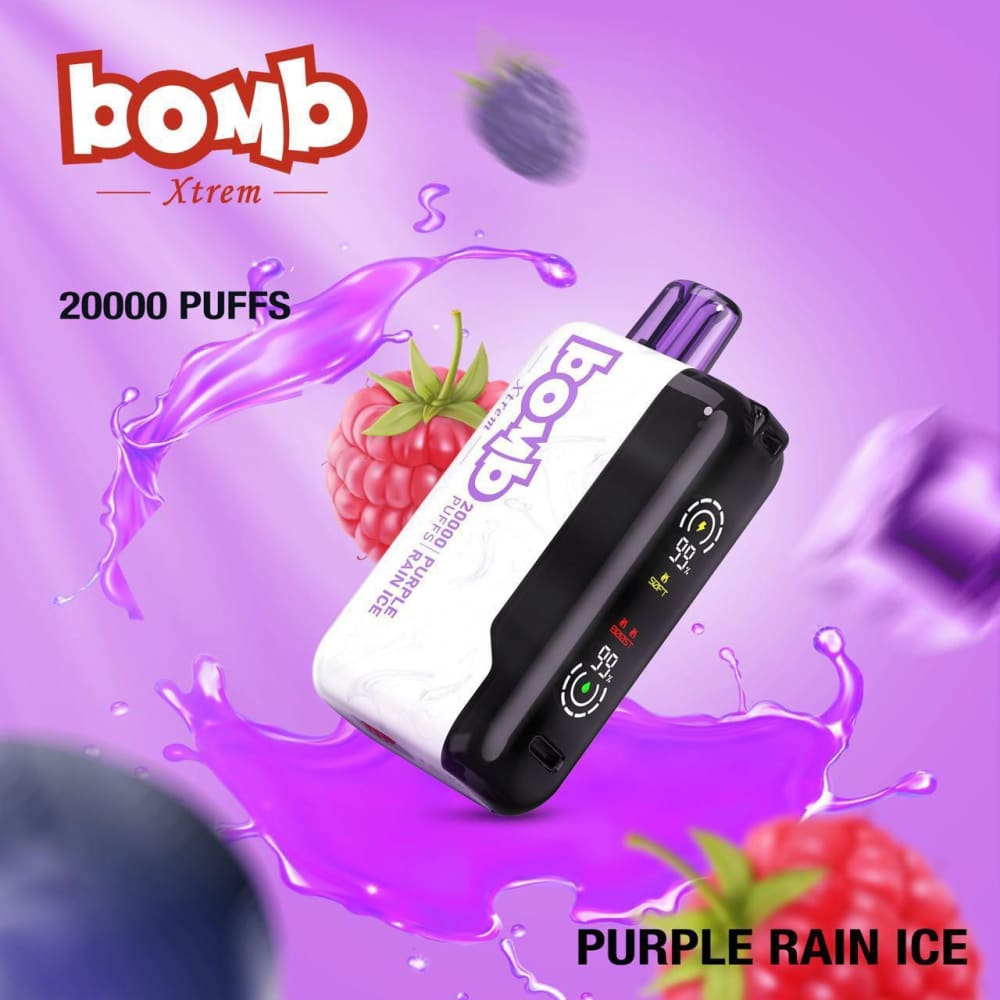 BOMB سحبة سيجارة بومب اكستريم 20000 شفطة 50 نيكوتين عدة