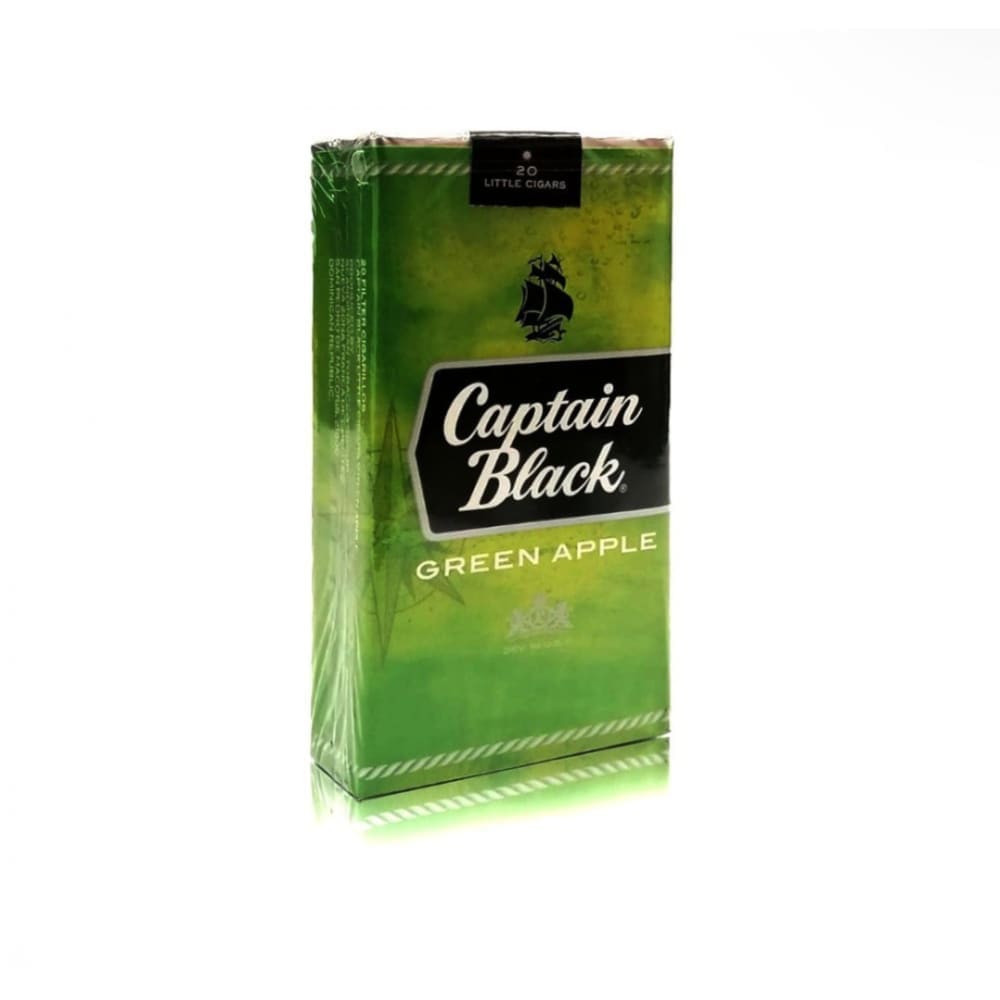 دخان كابتن بلاك تفاح اخضر CAPTAIN BLACK GREEN APPLE