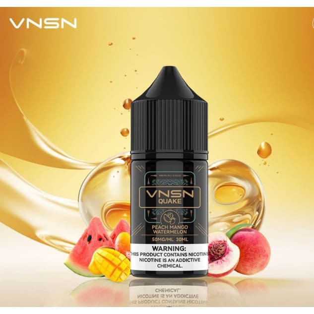 نكهة خوخ مانجو بطيخ سولت نيكوتين من فنسن VNSN QUAKE