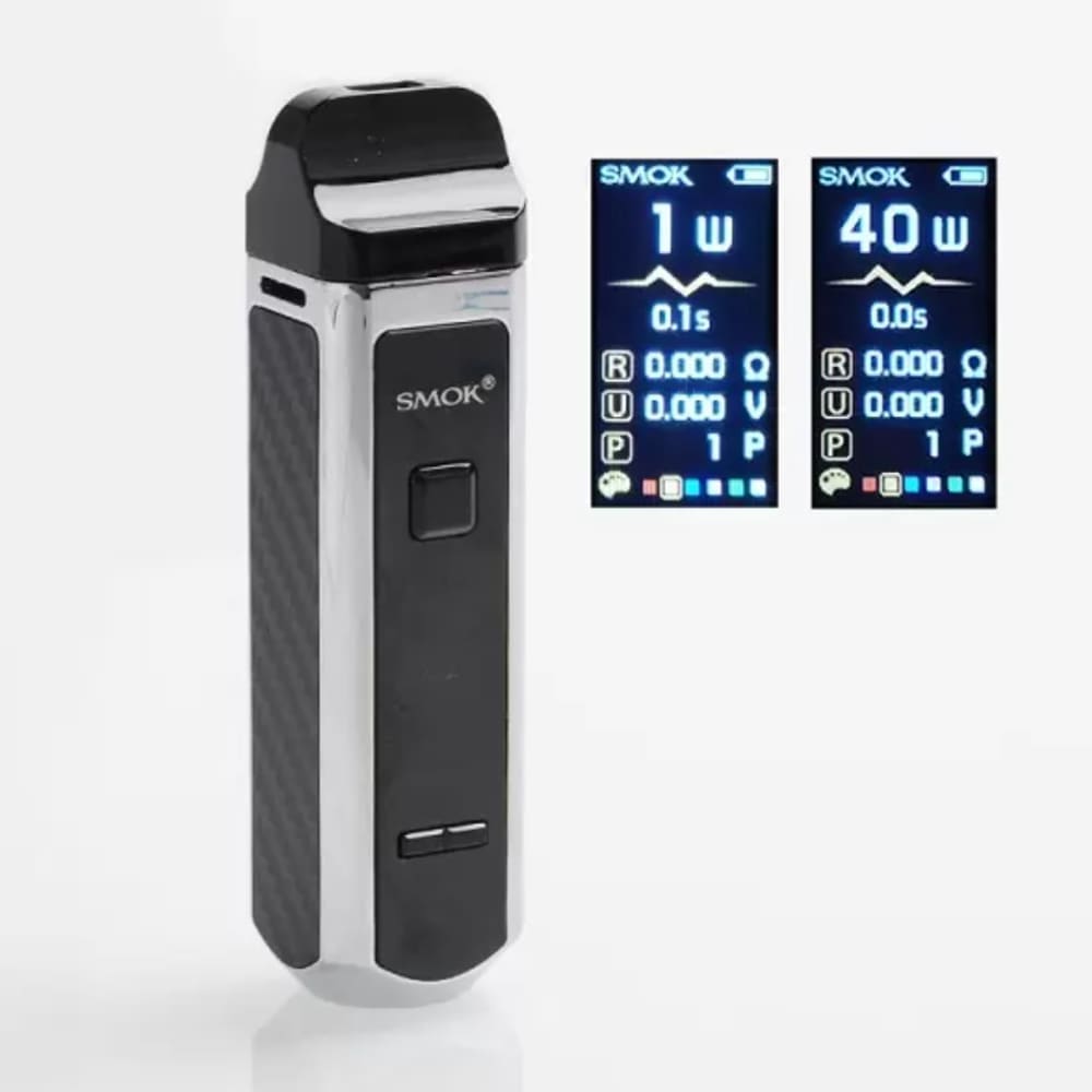 SMOK RPM40 جهاز سحبة و شيشة سموك ار بي ام 40 - فضي كروم