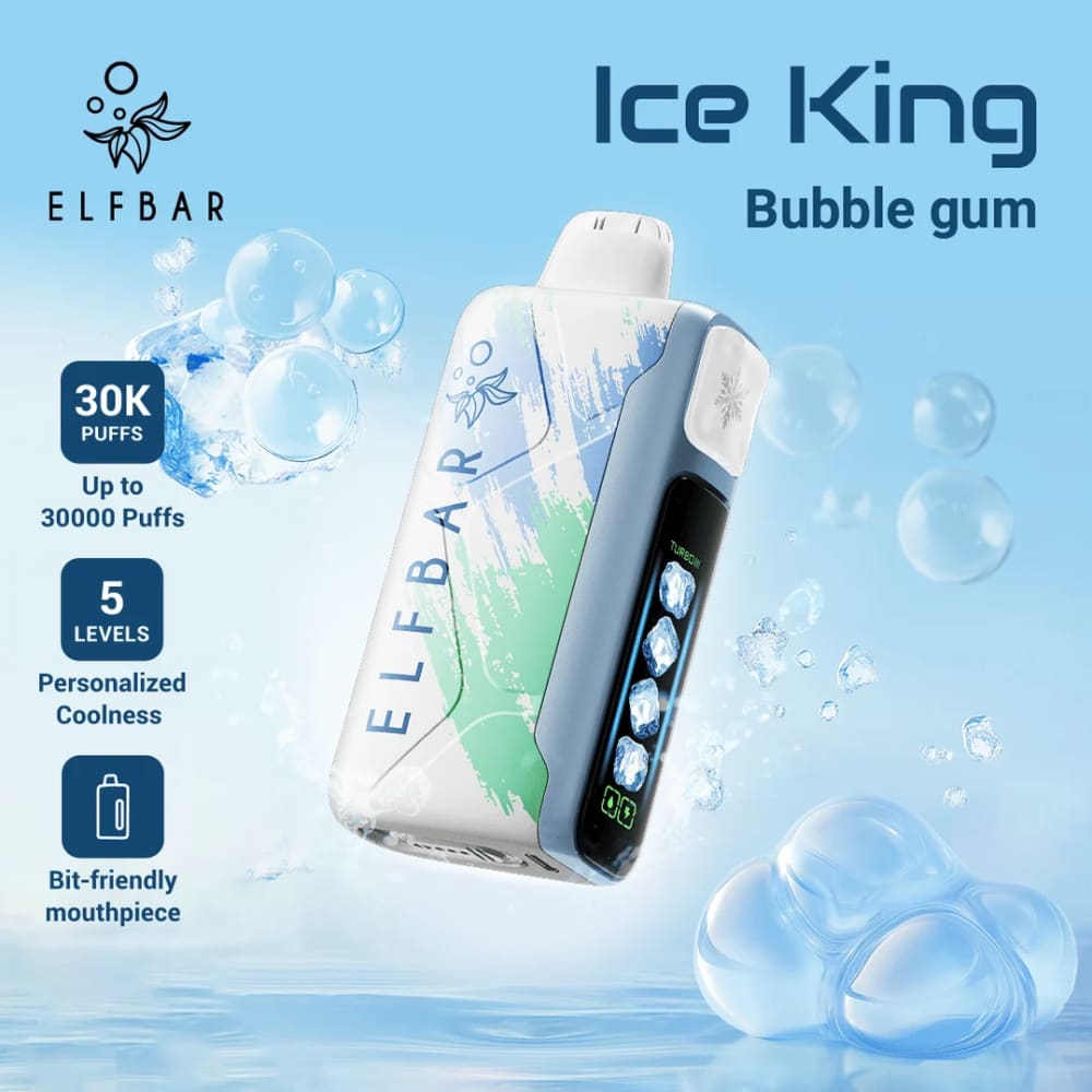 ELFBAR ICE KING سحبة سيجارة الفبار ايس كينق 30000 شفطة 50