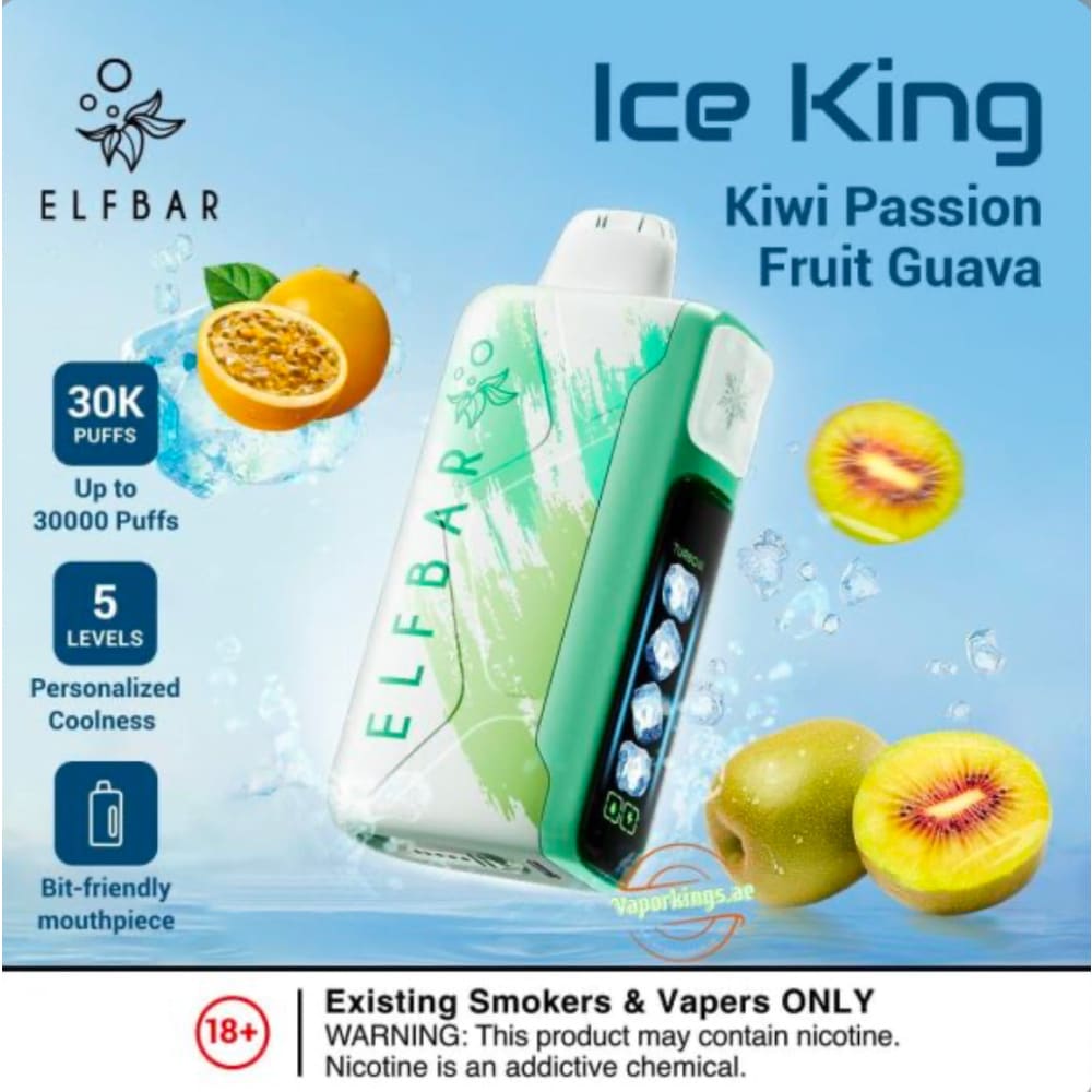 ELFBAR ICE KING سحبة سيجارة الفبار 30000