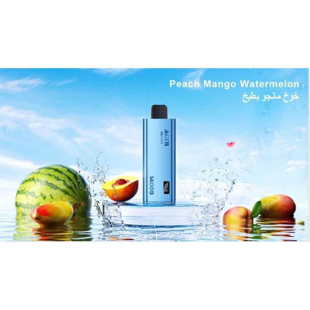 AGER سحبة سيجارة اجير 14000 شفطة 20 نيكوتين عدة نكهات