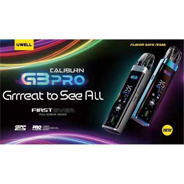 جهاز سحبة و شيشة كاليبرن جي 3 برو caliburn g3 pro pod من يو