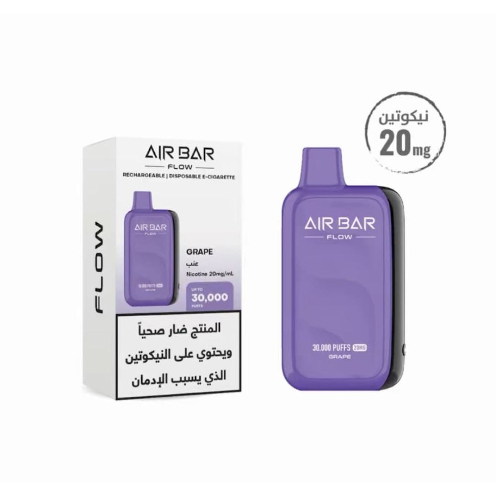 AIR BAR FLOW سحبة سيجارة اير بار فلو 30000 شفطة 50 نيكوتين