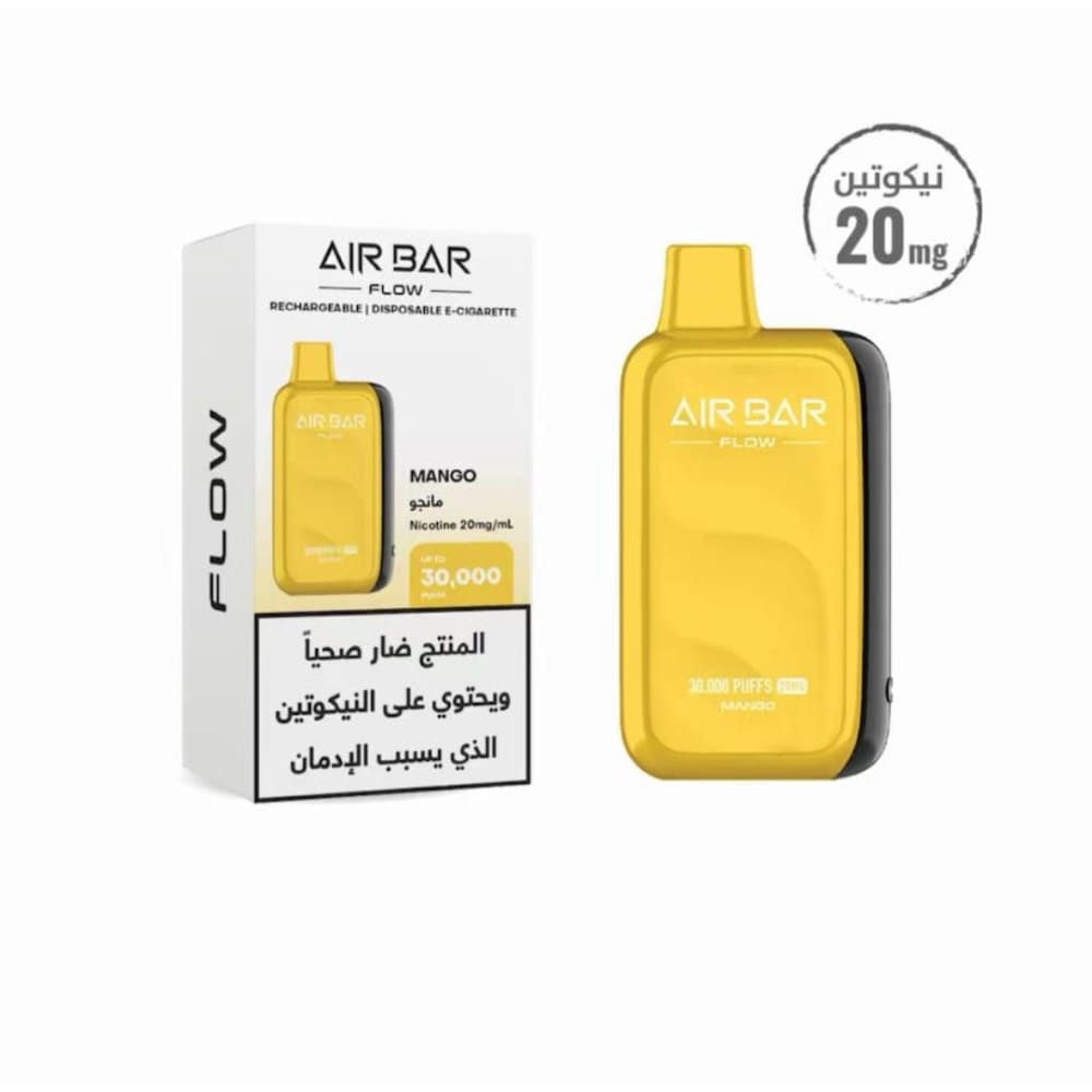 AIR BAR FLOW سحبة سيجارة اير بار فلو 30000 شفطة 50 نيكوتين