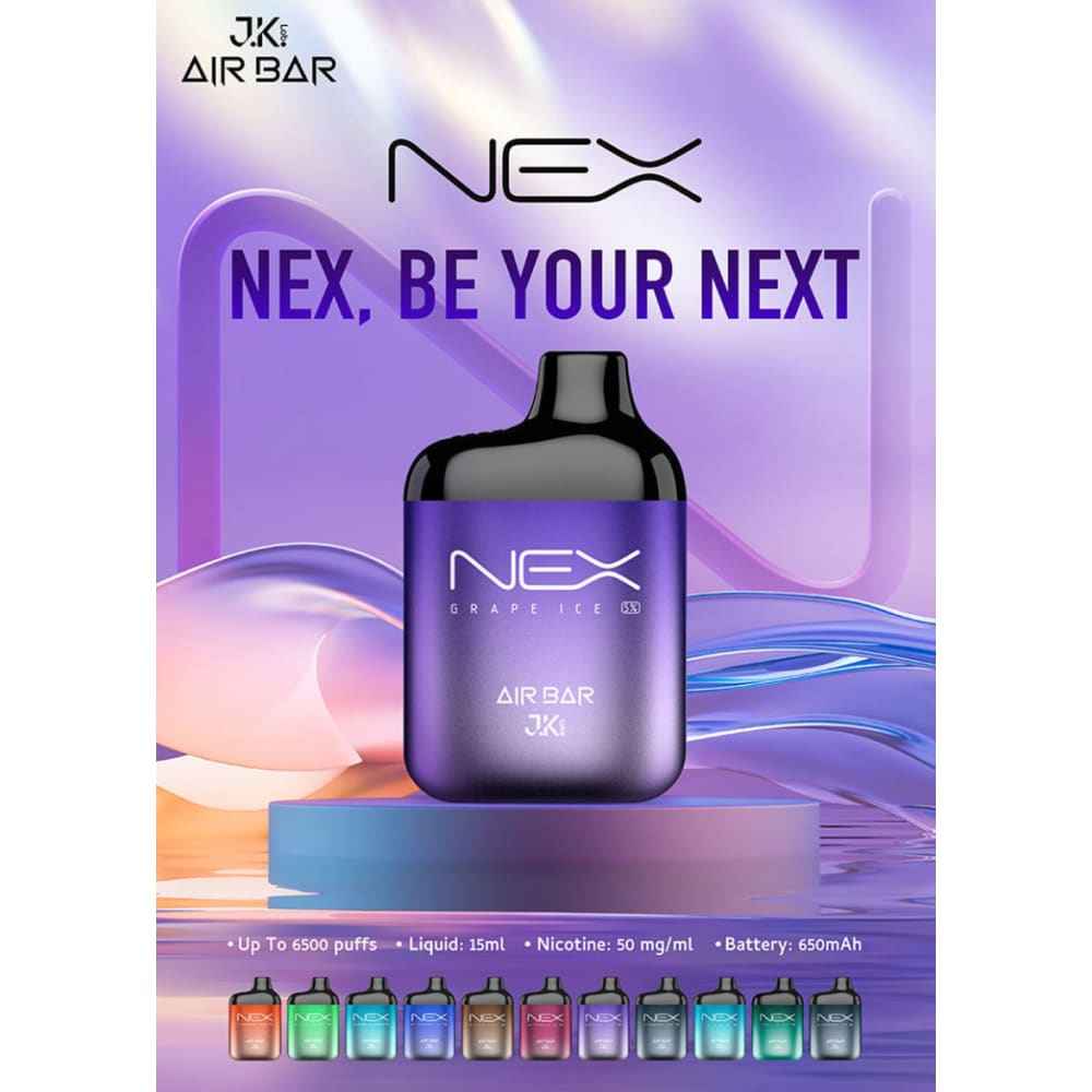 AIR BAR NEX سحبة سيجارة اير بار نيكس 6500 شفطة 20 نيكوتين