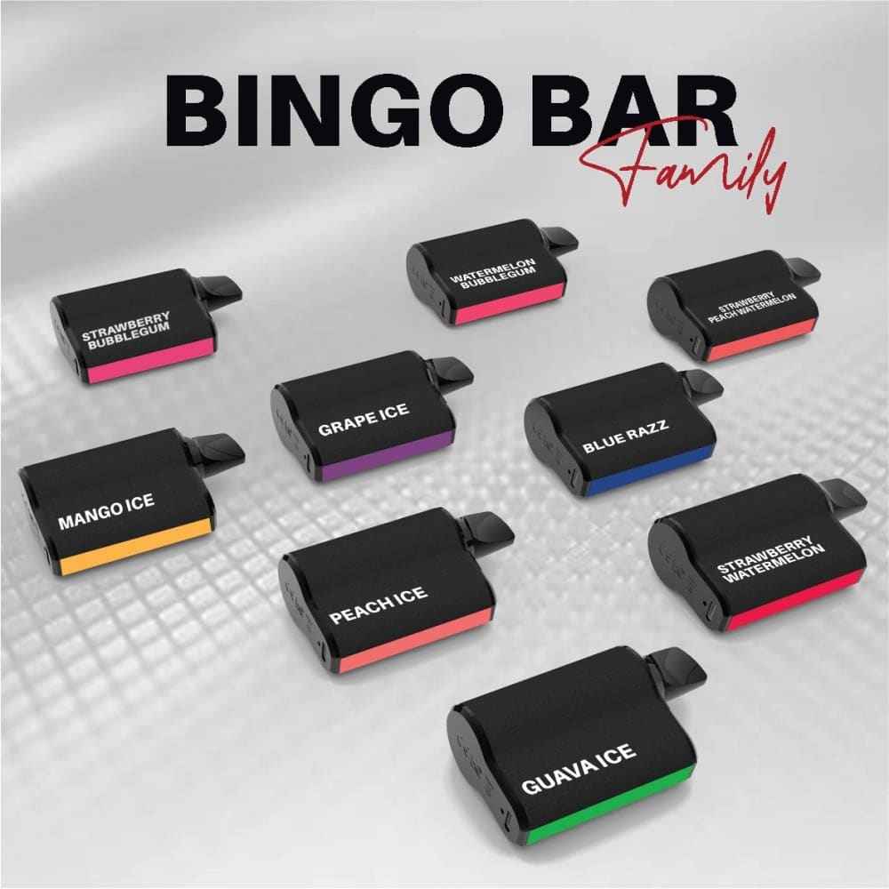 Bingo Bar سحبة سيجارة بينقو بار 6000 شفطة 50 نيكوتين عدة