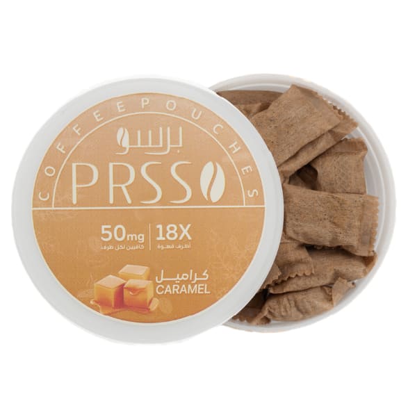 برسو اكياس قهوة بدون نيكوتين فقط تحتوي على كافيين PRSSO
